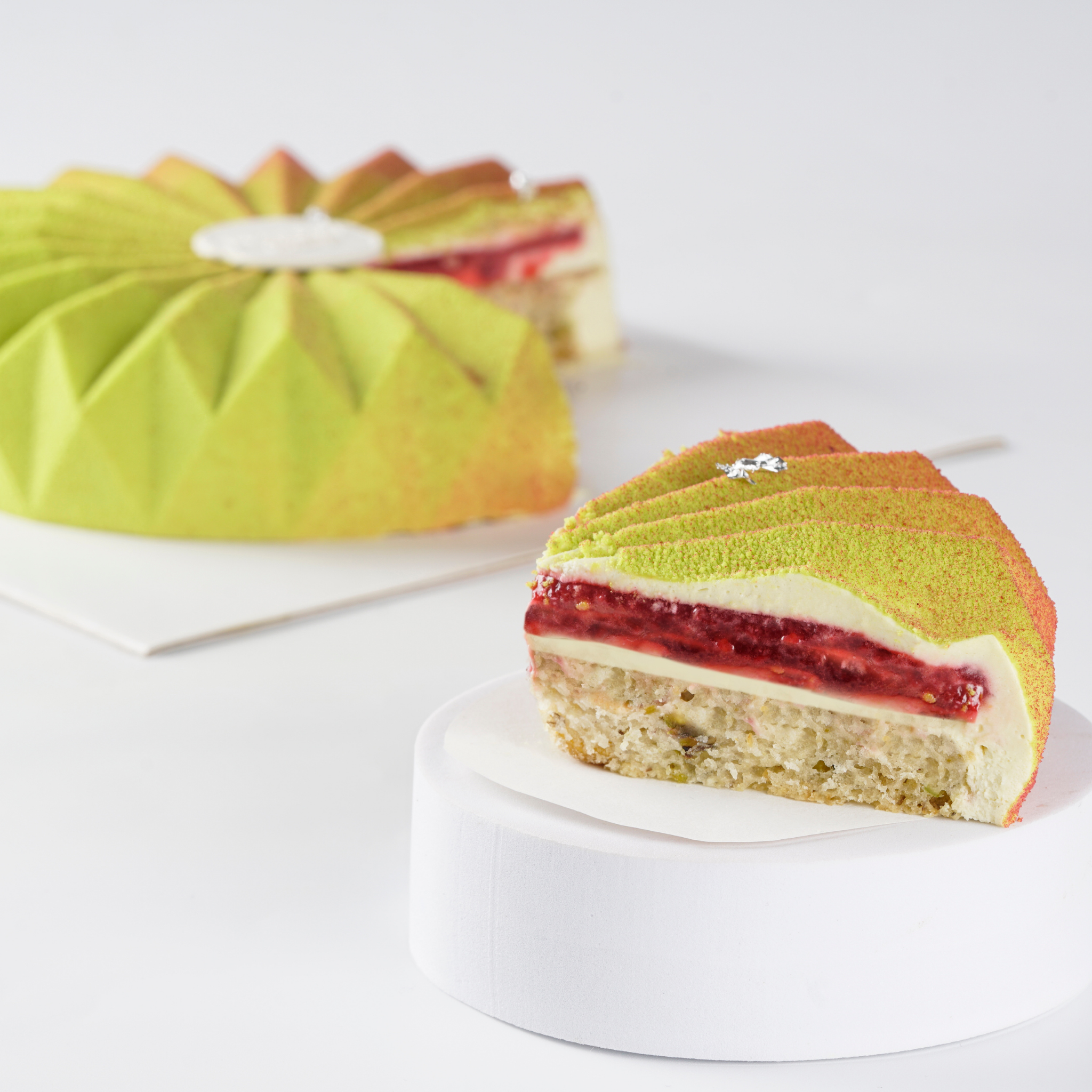 Pistachio Raspberry