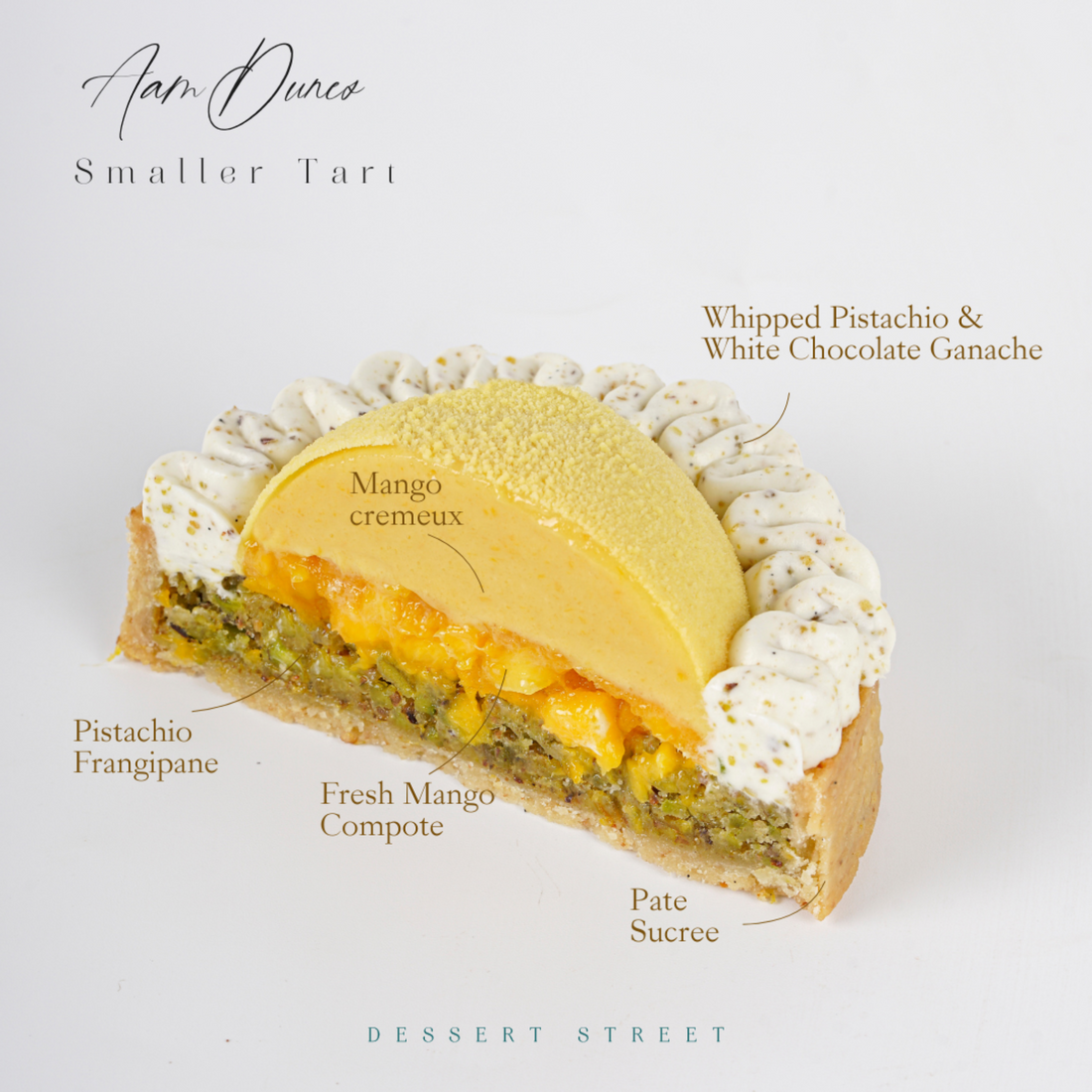 Mango Pistachio Tart  (Box of 2)